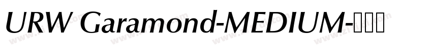 URW Garamond-MEDIUM字体转换 URW Garamond-MEDIUM字体转换